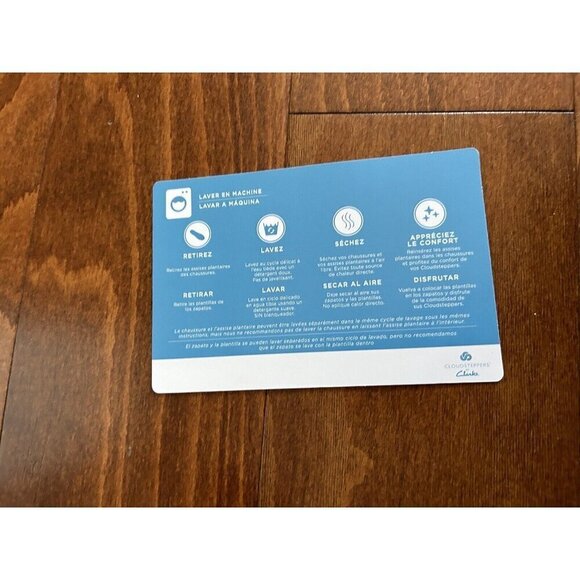 Clarks Women's Carly Hope Ballet Flat Grey Text Animal Print NEW 6.5 W - Picture 4 of 9